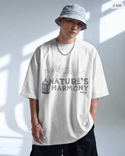 Nature Harmony I Unisex Oversized Tee