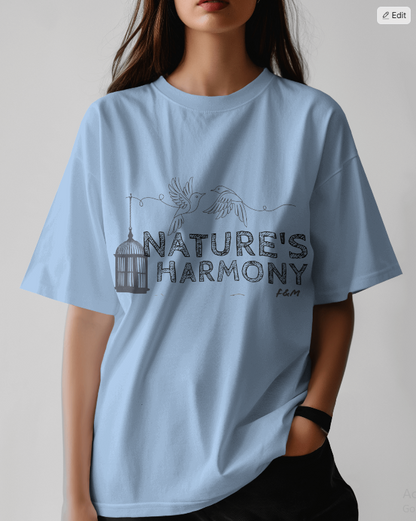 Nature Harmony I Unisex Oversized Tee