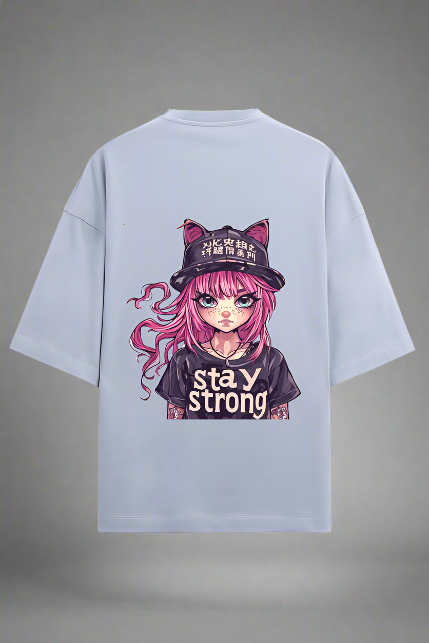 Stay Strong I Unisex Terry Oversized Tee