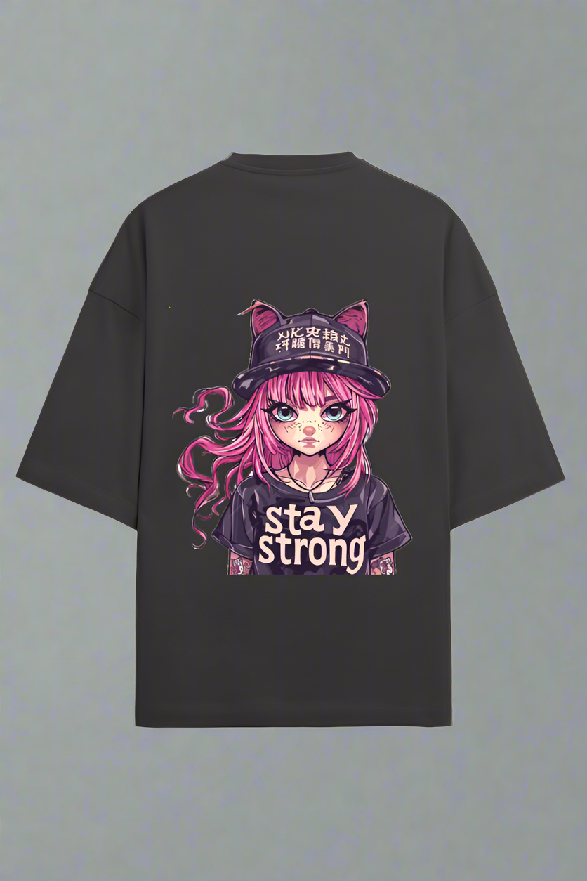 Stay Strong I Unisex Terry Oversized Tee