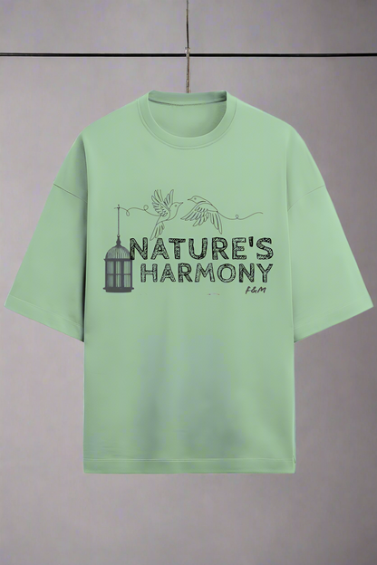 Nature Harmony I Unisex Oversized Tee