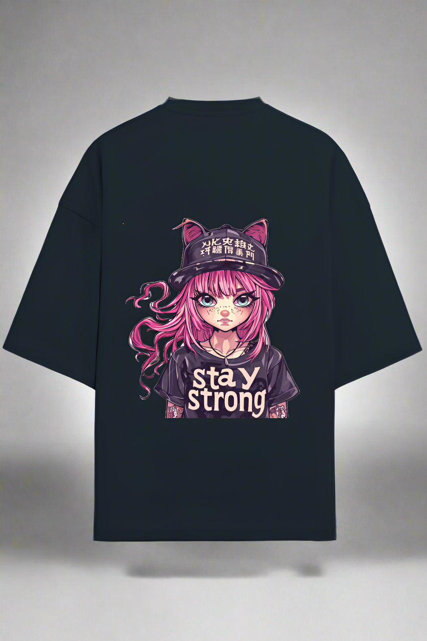 Stay Strong I Unisex Terry Oversized Tee