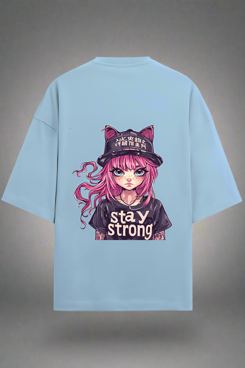 Stay Strong I Unisex Terry Oversized Tee